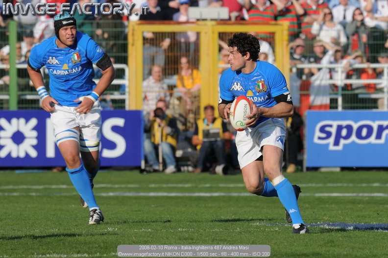 2008-02-10 Roma - Italia-Inghilterra 487 Andrea Masi.jpg